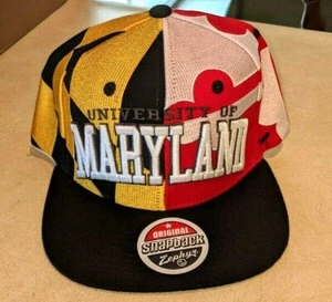 University of Maryland Terrapins Terps Zephyr Cap Snapback Hat BRAND NEW NWT - Picture 1 of 10