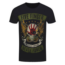 Five Finger Death Punch T-Shirt FFDP Locked Loaded Band Official New Black