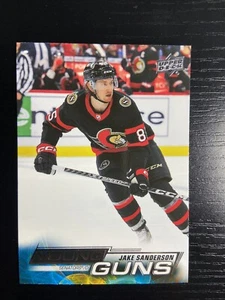 2022-23 Upper Deck Series 2 Young Guns RC Jake Sanderson Ottawa Senators 466 - Picture 1 of 2