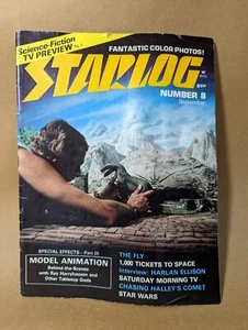 Starlog Magazine September 1977 #8 Special Effects Model Animation Star Wars - Imagen 1 de 6