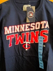 Minnesota Twins MLB Majestic Herren Large kurzärmliges T-Shirt NEU, kostenloser Versand - Bild 1 von 7