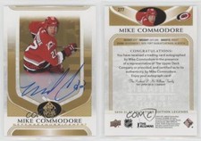 2020-21 SP Signature Edition Legends Gold Spectrum Foil Mike Commodore #277 Auto