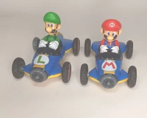 Carrera Pull & Speed Nintento Mario Kart Mario & Luigi Pack Racers Lot of 2 - Picture 1 of 6
