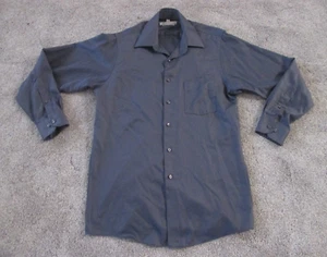 GEOFFREY BEENE LONG SLEEVE BUTTON-UP DRESS SHIRT Men's 15x32/33 Gray - Picture 1 of 7