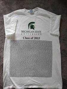 Michigan State University Spartans TShirt Class of 2015 Size M Used Graduated - Bild 1 von 12