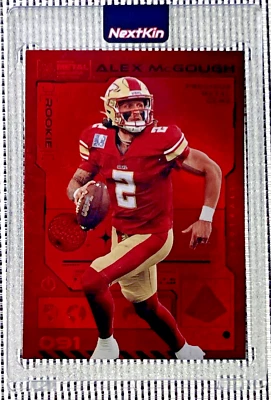 ALEX MCGOUGH 091 2023 SKYBOX UNIVERSE CHAMPIONS PMG RED LOW POP /100 RC SSP FIRE - Image 1 of 4