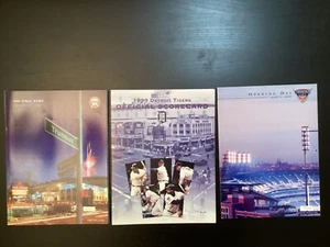 DETROIT TIGERS FINAL GAME TIGER STADIUM + FIRST GAME COMERICA PARK PROGRAM LOT - Picture 1 of 10