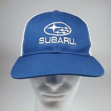SUBARU Trucker Hat Baseball Cap Blue econscious Adventure Subaru Snapback Mesh