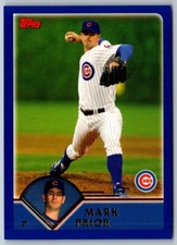 2003 Topps Mark Prior #10 Chicago Cubs Baseball Card