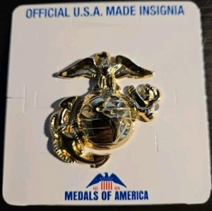 1 1/2" ANODIZADO CUERPO DE MARINES DE EE. UU. USMC GLOBO TERRÁQUEO Y SOMBRERO ANCLA NO INCLUIDO - Imagen 1 de 2