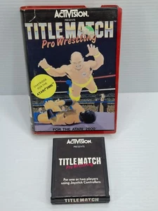 Title Match Pro Wrestling Atari 2600 *Complete* - Picture 1 of 4