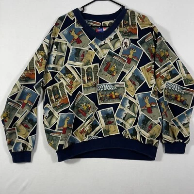 Pulôver de golfe TAIL gola V 1999 US Open Pinehurst nº 2 retrô tamanho G fabricado nos EUA. - Imagem 1 de 4