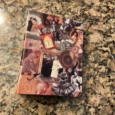 Libro álbum de fotos de 4,5 por 6 pulgadas estilo vintage cubierta relojes guitarras personas  Foto 1 de 4