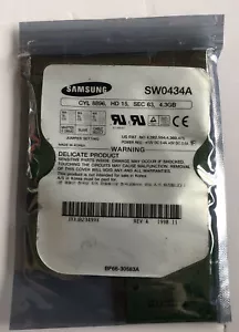 Samsung SW0434A 4.3GB 3.5” PATA/IDE Hard Drive-CONTROLLER BOARD ONLY - Picture 1 of 2