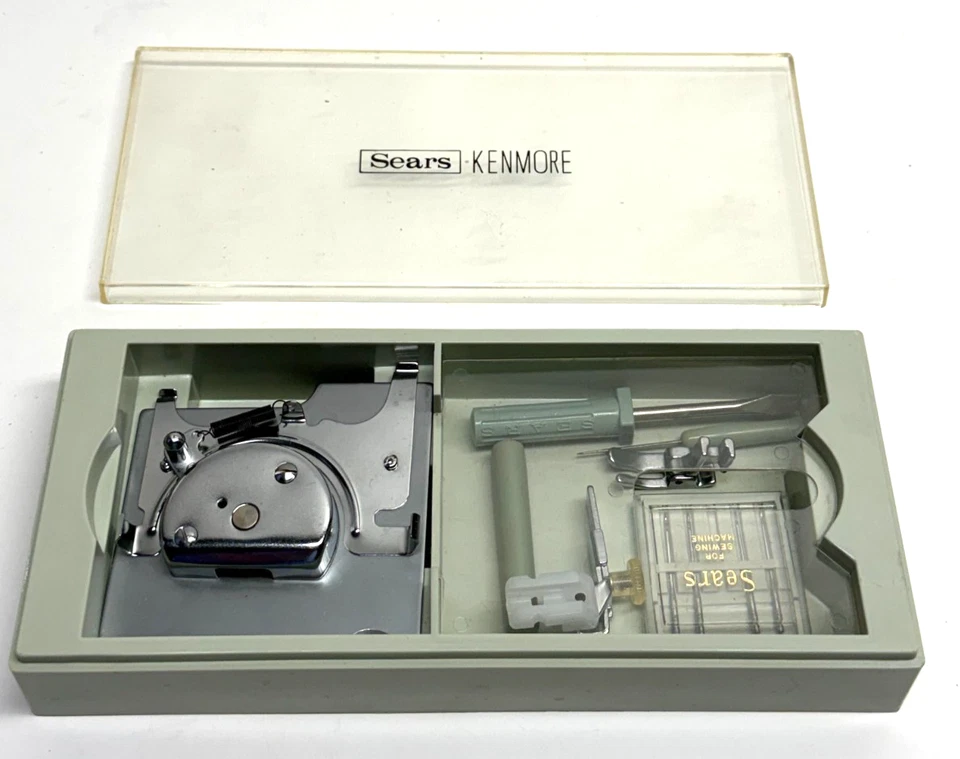 Vtg Kenmore Sears Button Hole Attachment Sewing Machine Accessories Kit - Image 1 of 4