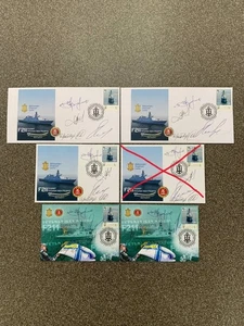 Envelopes and Postcards Corvette F211 «Hetman Ivan Mazepa» with 4 signatures - Picture 1 of 12