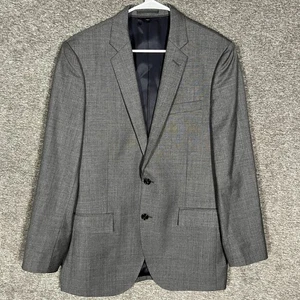 J.Crew Blazer Mens 40R Gray Ludlow Tollegno Wool Coat Two Button Double Vent - Picture 1 of 9