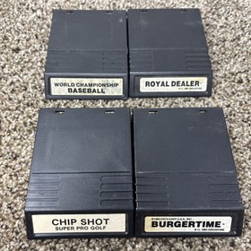Intellivision Games Lot of 4 White Label Games Lot Intv Tested