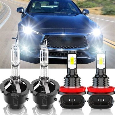 Combo de bombilla antiniebla de haz alto/bajo faros HID para Infiniti Q60 2014-2015 Foto 1 de 4