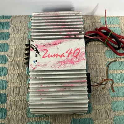 Amplificador de 2 canales LA Sound Zuma 40 amplificador de tweeter de la vieja escuela difícil de encontrar Foto 1 de 4