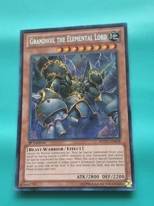 Yugioh - Gransuolo Il Signore Elementale Segreta Rara 1° Edizione REDU-EN038 LP - Foto 1 di 2