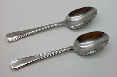 Splendide Juego de 2 cucharas soperas ovaladas patrón Blenheim Corea acero inoxidable 18/8 envío gratuito Foto 1 de 2