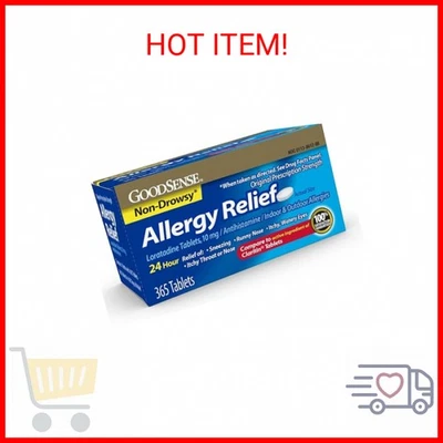 Goodsense Alivio de Alergias Loratadina Tabletas 10 Mg, Antihistamínicos, Medicamentos para Alergias Foto 1 de 2