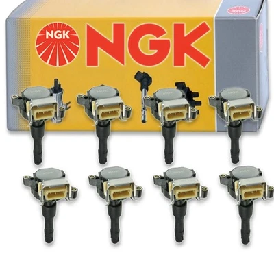 8 pcs NGK Ignition Coil for 1997-2003 BMW 540i 4.4L V8 - Spark Plug Tune Up lc - Image 1 of 4