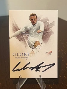 Wayne Rooney England Man United On Card Autograph 1/2 Futera Card Auto 1 of 2 - Picture 1 of 4