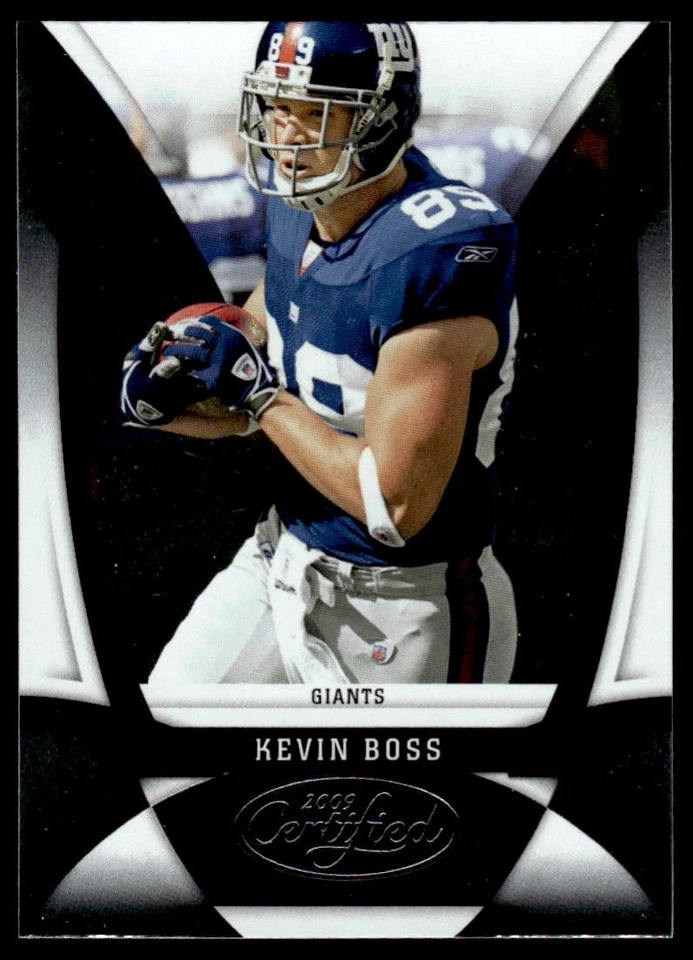 2009 Donruss Certified Kevin Boss #83 New York Giants - Image 1 of 2