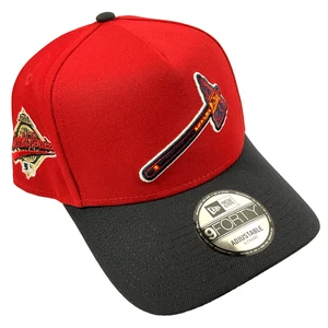 New Era Atlanta Braves TOMAHAWK Exclusive Club 9FORTY A-Frame Snapback Hat Cap - Picture 1 of 8