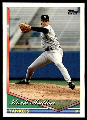 1994 Topps Mark Hutton New York Yankees #269 - Image 1 of 2