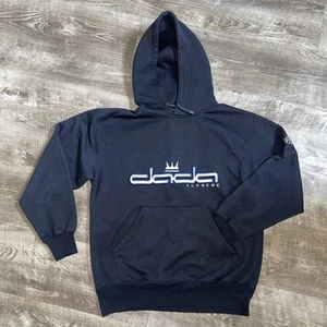 Dada Supreme Hoodie Unisex Schwarz Pullover Freizeit Hip Hop Rap 90s Y2K Vintage - Bild 1 von 12