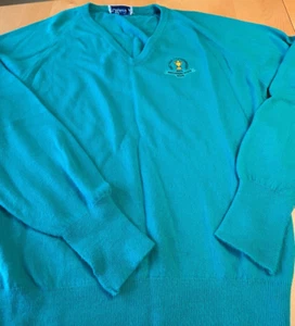 PICKERING 1987 PGA CHAMPIONSHIP MAGLIONE RICAMATO SCOLLO A V VERDE MADE IN USA UOMO L - Foto 1 di 5