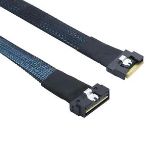 SAS4.0 LP Low profile SFF-8654 8i 74P to SFF-8654 8i 74P Server connection Cable - Picture 1 of 8