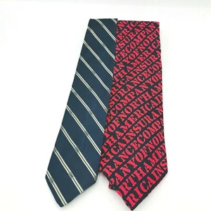 Corbata de seda vintage Insurance Company of North America Bill Blass para hombre - Imagen 1 de 12