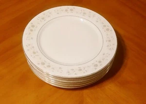 ANTIBES 8020, 6 DINNER PLATES  10"1/2, USED + PLATTER - Picture 1 of 4