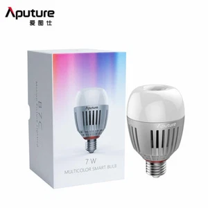 Aputure Accent B7C RGBWW LED Smart Bulb 2000K-10000K Adjust Built-in Battery - Picture 1 of 10