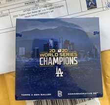 2020 Topps x Ben Baller Los Angeles Dodgers World Series Champion's Set SEALED