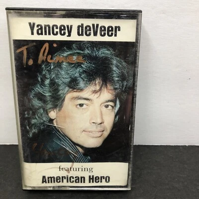 YANCEY DEVEER/ AMERICAN HERO ARTIST SIGNED VINTAGE CASSETTE TAPE USED Foto 1 de 4