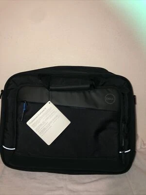 Nuevo con etiquetas Maletín Dell Pro 14 Bolso para Laptop Negro Acolchado Computadora Suave Genuino NUEVO Foto 1 de 4