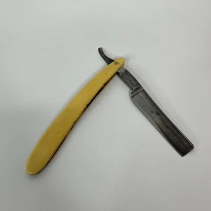 VTG F.A. CLAUBERG NEW YORK TONSORIAL FOLDING STRAIGHT RAZOR TONSORIAL GEM - Picture 1 of 6