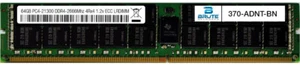 370-ADNT - Dell Compatible 64GB PC4-21300 DDR4-2666Mhz 4RX4 1.2v ECC LRDIMM - Picture 1 of 3