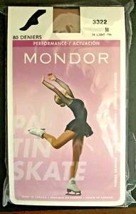 NEW MONDOR PERFORMANCE FOOTED TIGHTS LIGHT TAN #3322 ADULT MEDIUM - Picture 1 of 2