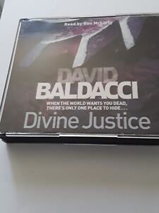 David Baldacci Audio CD:  DIVINE JUSTICE  Read By  Ron McLarty On 5-CD's 2008