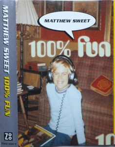 New: MATTHEW SWEET - 100% Fun - CASSETTE TAPE - Picture 1 of 2