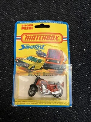 Matchbox Vintage Superfast Honda Motorcycle Bike No. 18 NEW IN ORG PKG - Image 1 of 2