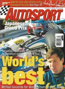 AUTOSPORT 1995 NOV 02 - JAPANESE GRAND PRIX, MERCEDES BLITZKRIEG, SCHUMACHER - Picture 1 of 1