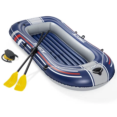 Bestway Boot Schlauchboot Angelboot Hydro-Force 228 x 121 cm Treck X1 mit Pumpe