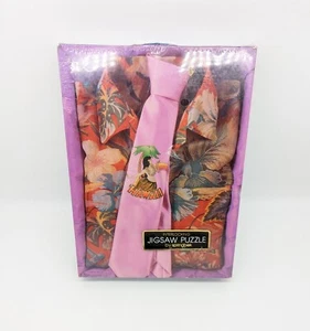Father Day 100 Piece Dad Hawaii Jigsaw Puzzle Tiki Happy Shirt Tie NIB Springbok - Picture 1 of 2